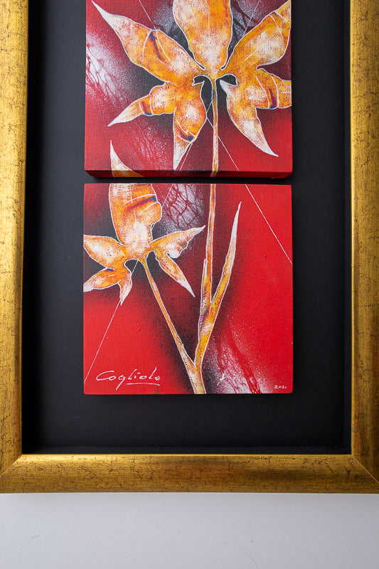 Serie Aregua Triptico enmarcado (102x50cm) - Cogliolo