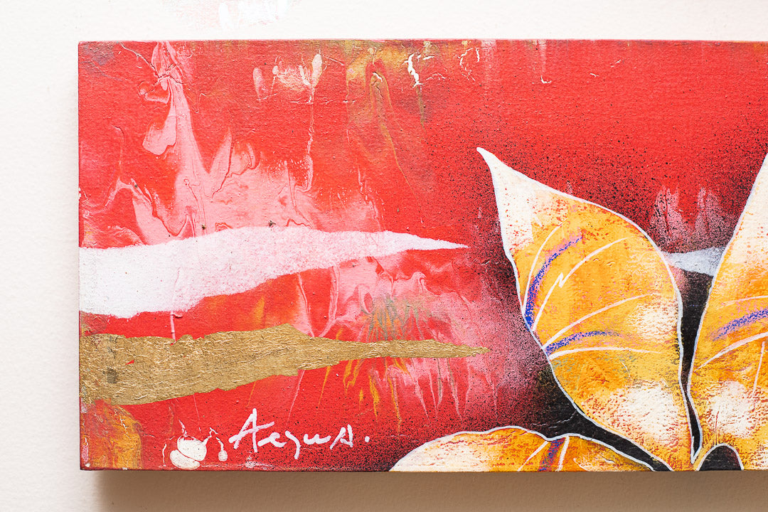 Serie Aregua horizontal rojo (20x80cm) - Cogliolo