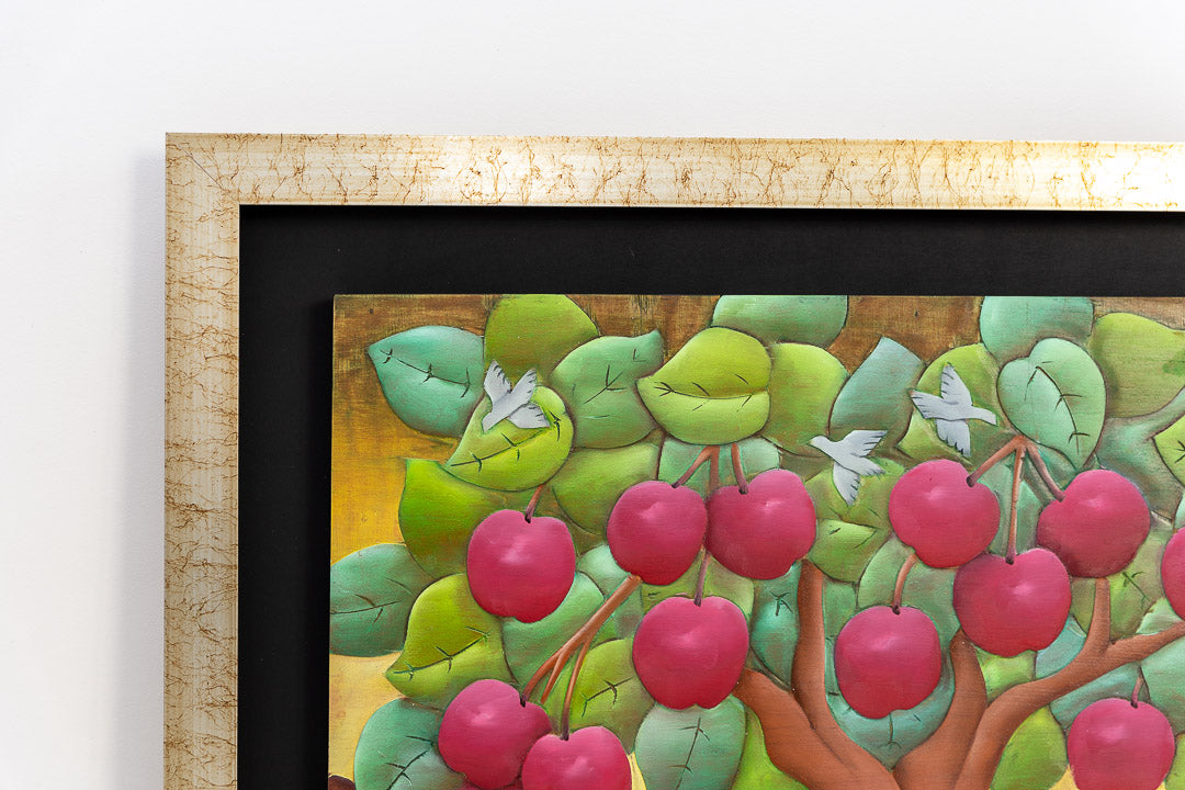 Árbol de la vida, Manzano (90x60) - Cañete