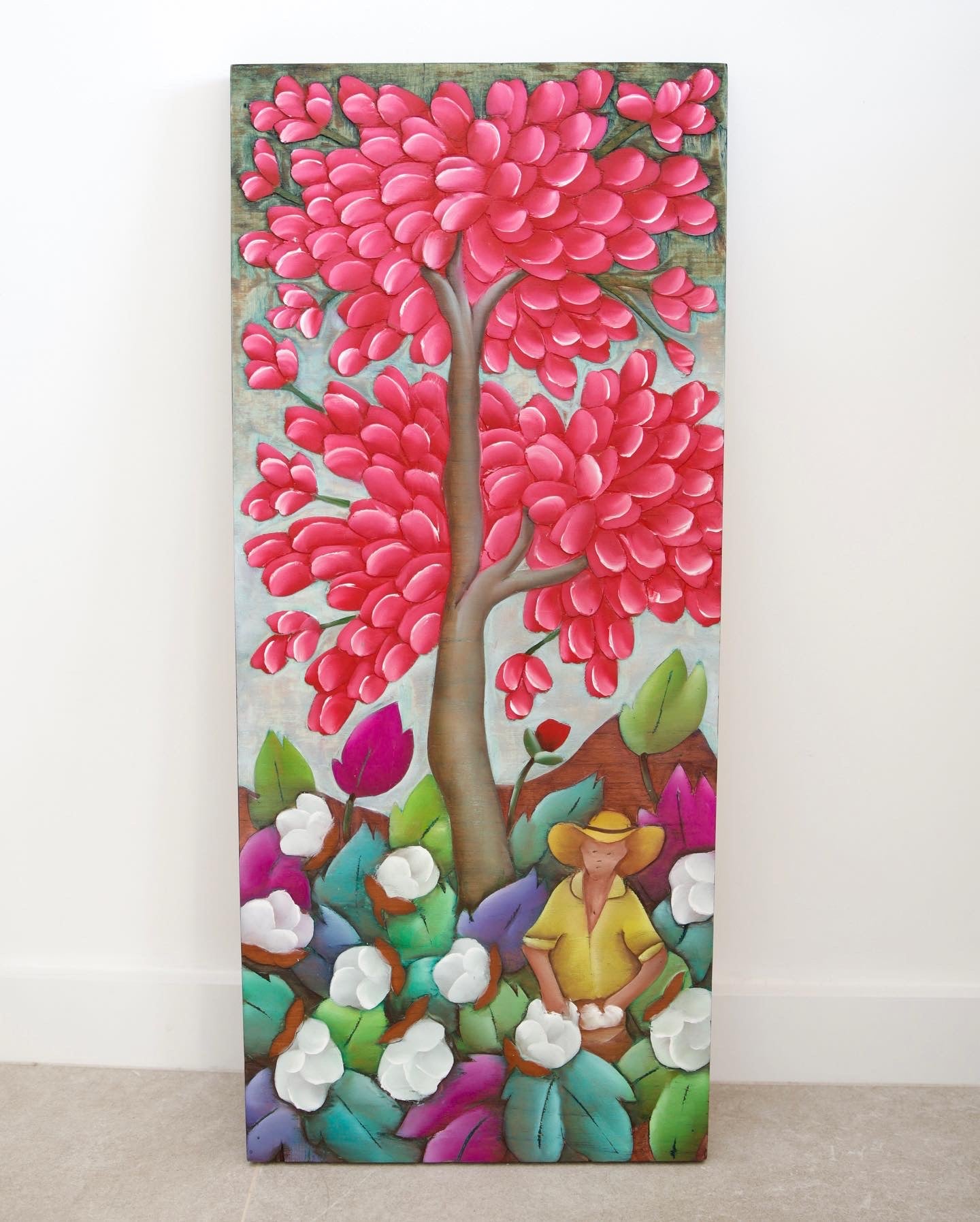 Lapacho y algodón (30x70) - Cañete