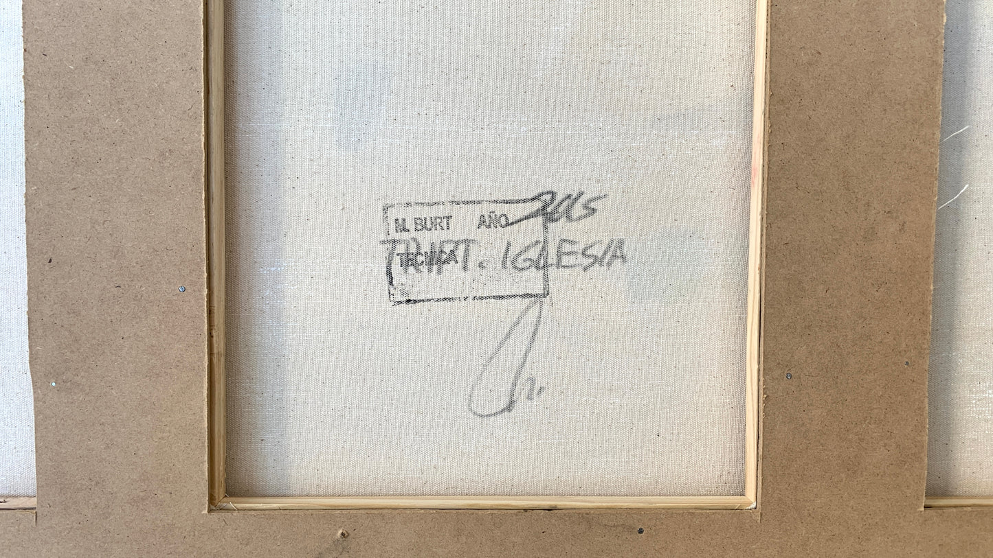 Tríptico Iglesia (1.20 X 65cm) - BURT