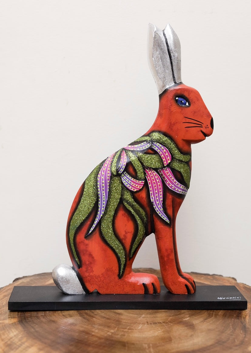 Estatua-Migliorisi-Conejo-Rojo