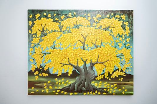 Lapacho Amarillo Antiguo - Cañete (110 x 90 cm)