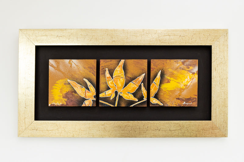 DIPTICO SERIE AREGUA ENMARCADO (90X47cm) - LUIS COGLIOLO