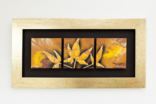 DIPTICO SERIE AREGUA ENMARCADO (90X47cm) - LUIS COGLIOLO