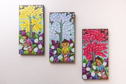 Lapachos y algodon (25x50) - Cañete