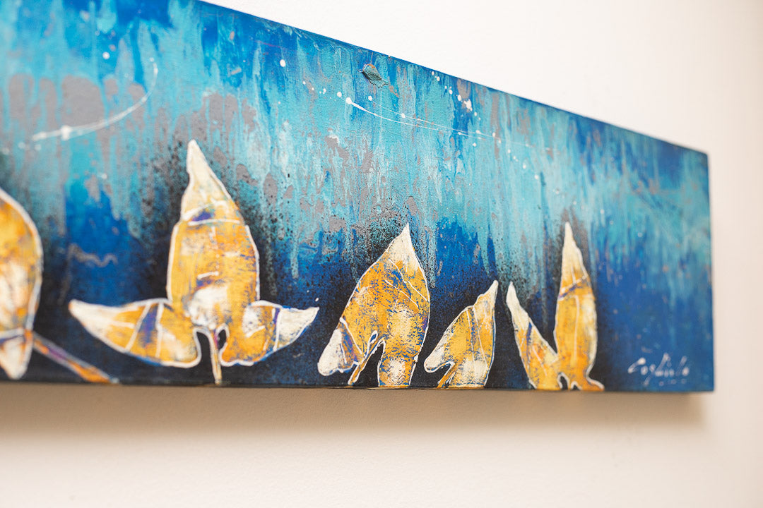 Serie Aregua horizontal azul (1.00x20cm) - Cogliolo