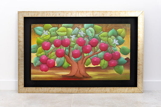 Árbol de la vida, Manzano (90x60) - Cañete