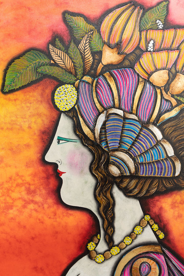 Mujer de perfil- Migliorisi