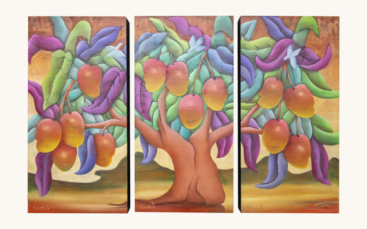 Triptico Mango (75x50 total de obra ) - Cañete