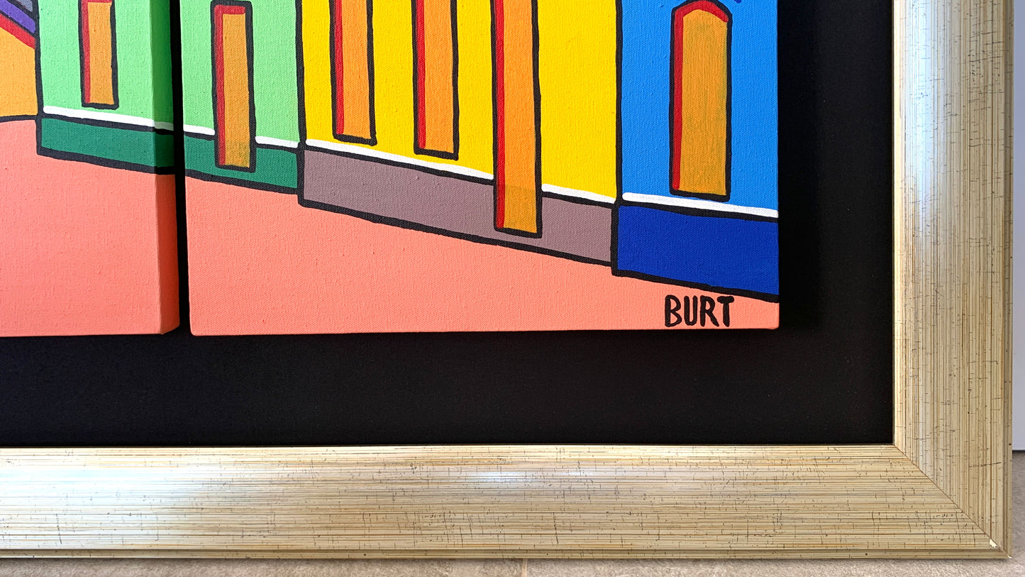 Tríptico Pueblo (1.20 X 65cm) - BURT