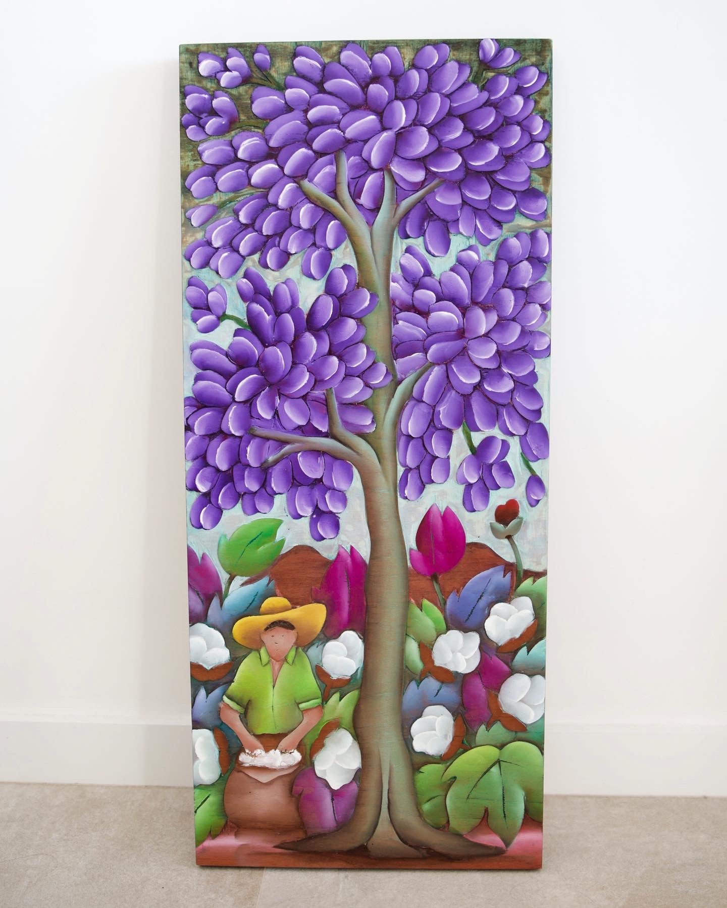 Lapacho y algodón (30x70) - Cañete